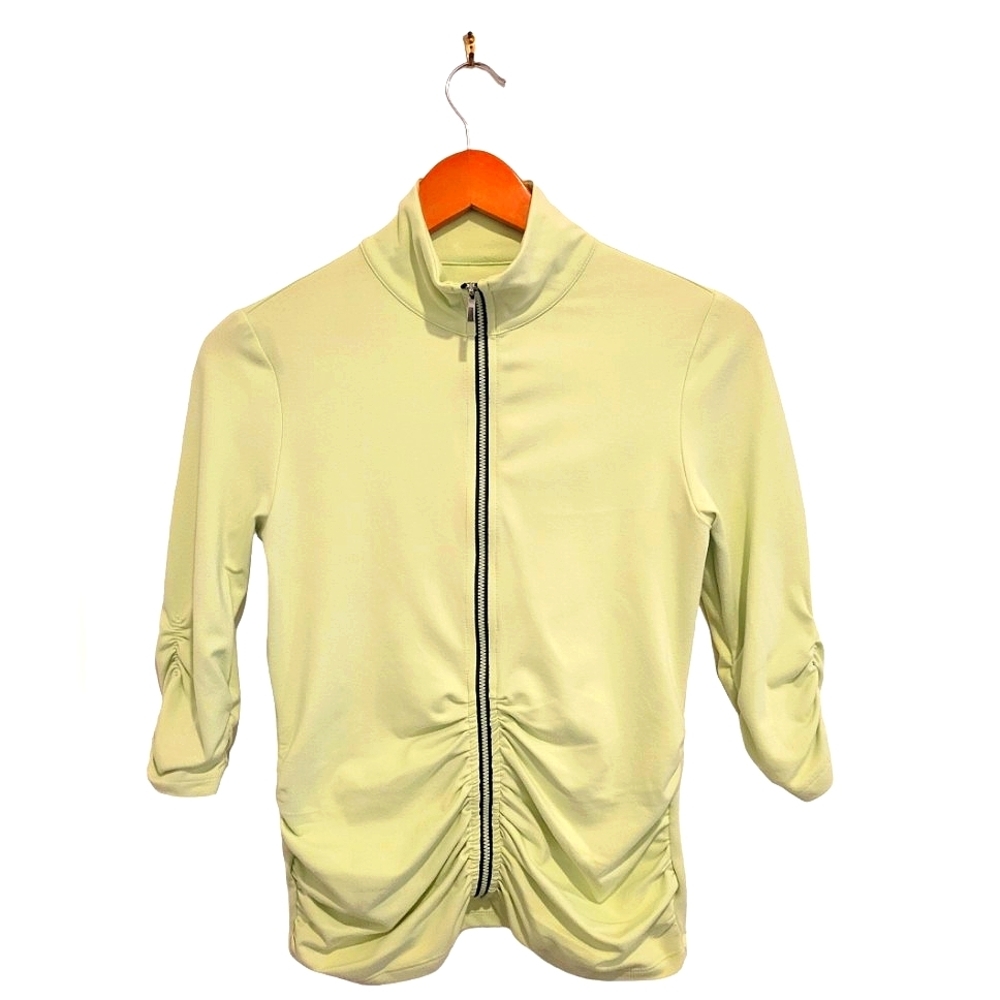 Calvin Klein XS Neon Green Performance Quick Dry Lightweight Athletic Jacket